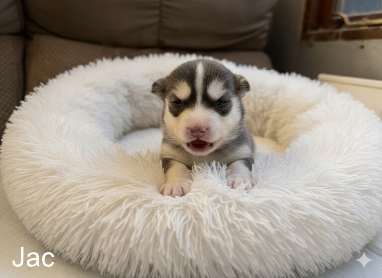 F3 Pomsky puppies - Image 5 of 6