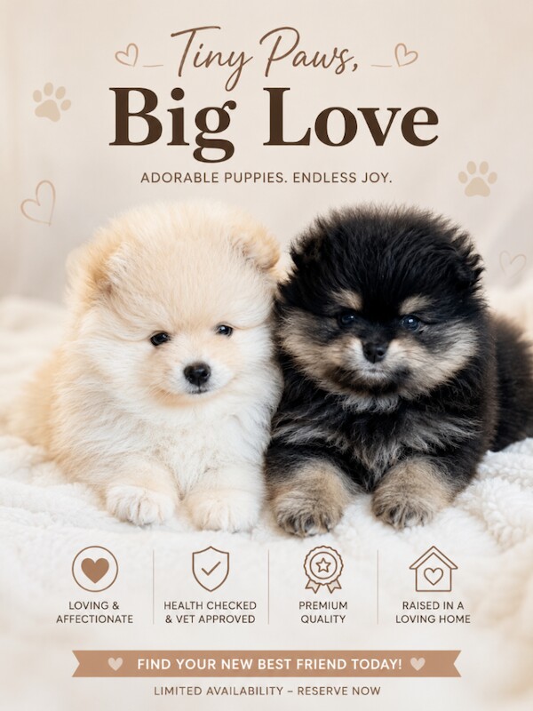 Luxury Pomeranian Puppies