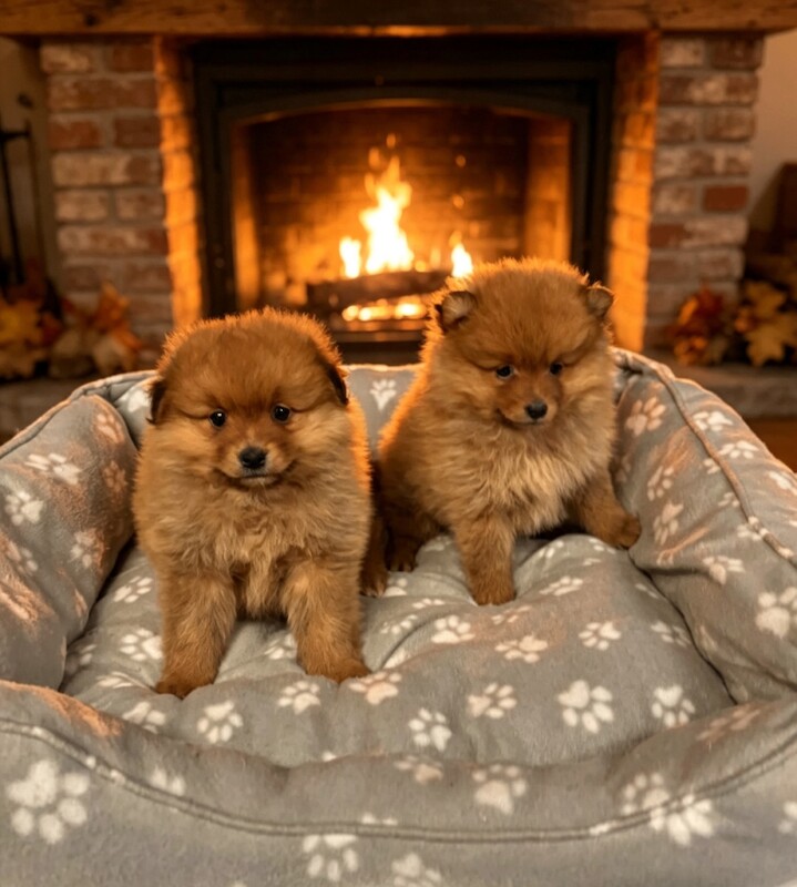 Mini Pomeranian puppys